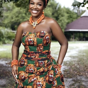 Igbo bride, isiagu igbo wedding dress, Igbo traditional marriage attire, Igbo cultural outfit, Igbo wedding, Igbo Isiagu cultural wedding
