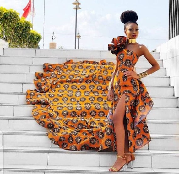 African maxi dress African clothing Ankara infinity dress African fashion dress Ankara gown African dresses African gown African wax