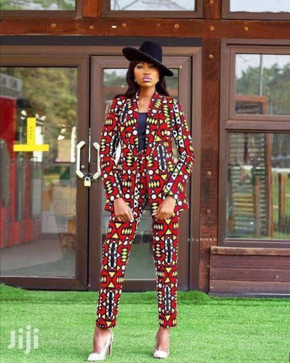 African Wax Suit Ankara Suit Set African Print Suit Ankara Jacket