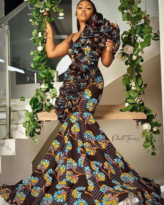 African Party Dress, African Dresses for Women,ankara Clothing