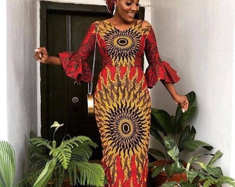 ankara chiffon dresses