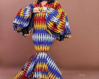 Ankara maternity set, Africa print maternity dress, pregnancy photoshoot set, African maternity dress, African print dress, Ankara  gown