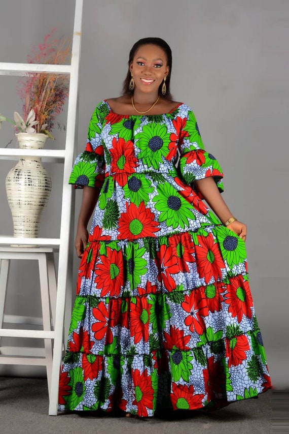 75 Beautiful Ankara Long Gown Styles Design 2024 | ThriveNaija | Ankara  long gown styles, Ankara long gown, Ankara gown styles