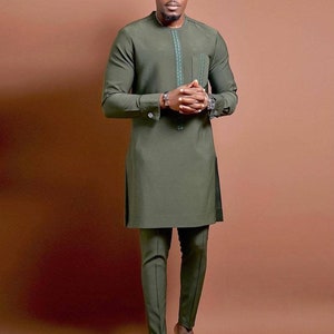 Men dashiki set, Senator men's clothing, Dashiki African men's clothing, Bespoke men's dashiki, Men tailored set, African clothing for men