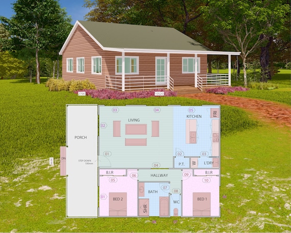 2 story tiny house plans