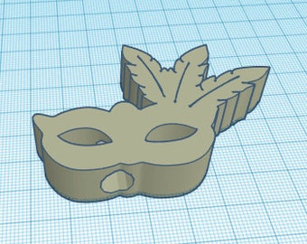 STL FILE for 3D Printing: Mask Strawtopper. File ONLY No Physical product. Instant download