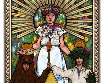 Impresión de arte de póster de película alternativa- Midsommar