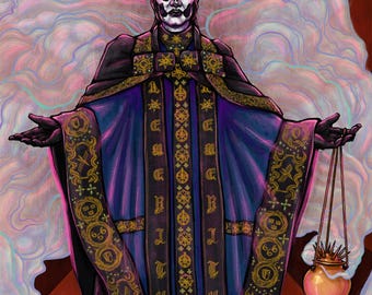 Papa Emeritus IV Impresión de arte fantasma