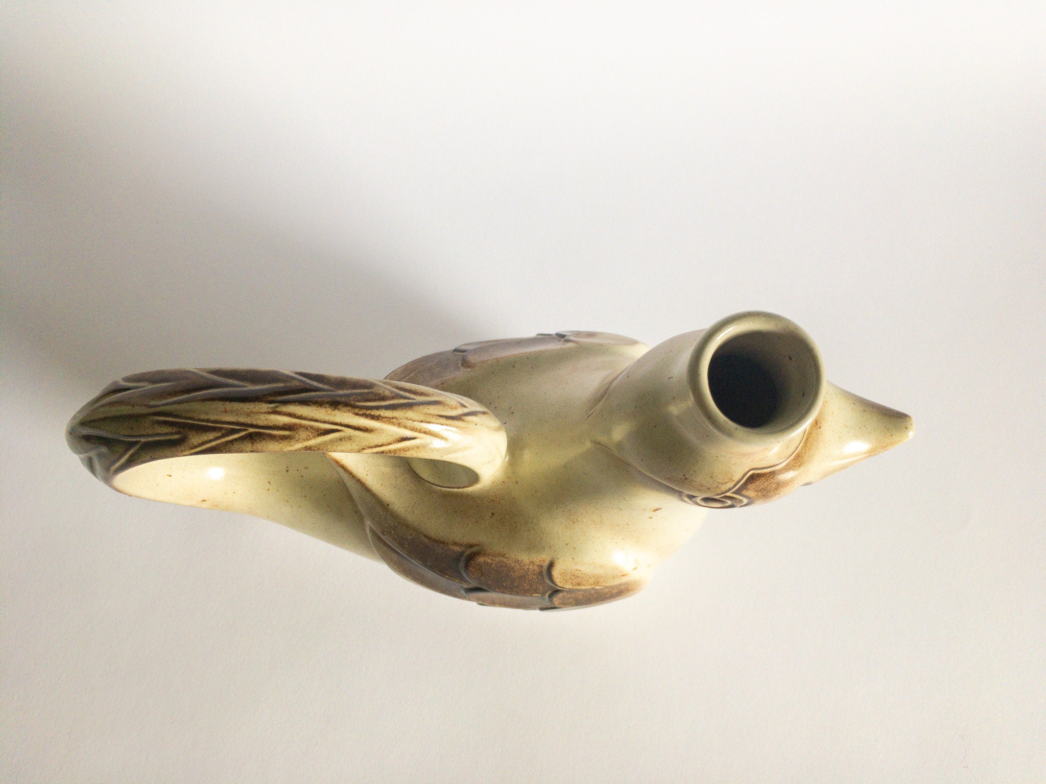 VINTAGE BIRD VASE Vintage German Pottery Gerz Vase Candle Etsy