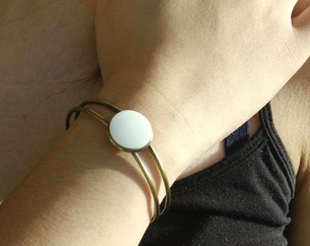 Ceramic adjustable bracelet