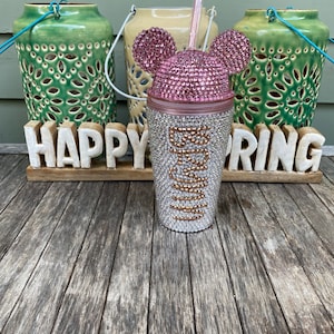 Minnie Rhinestone Tumbler