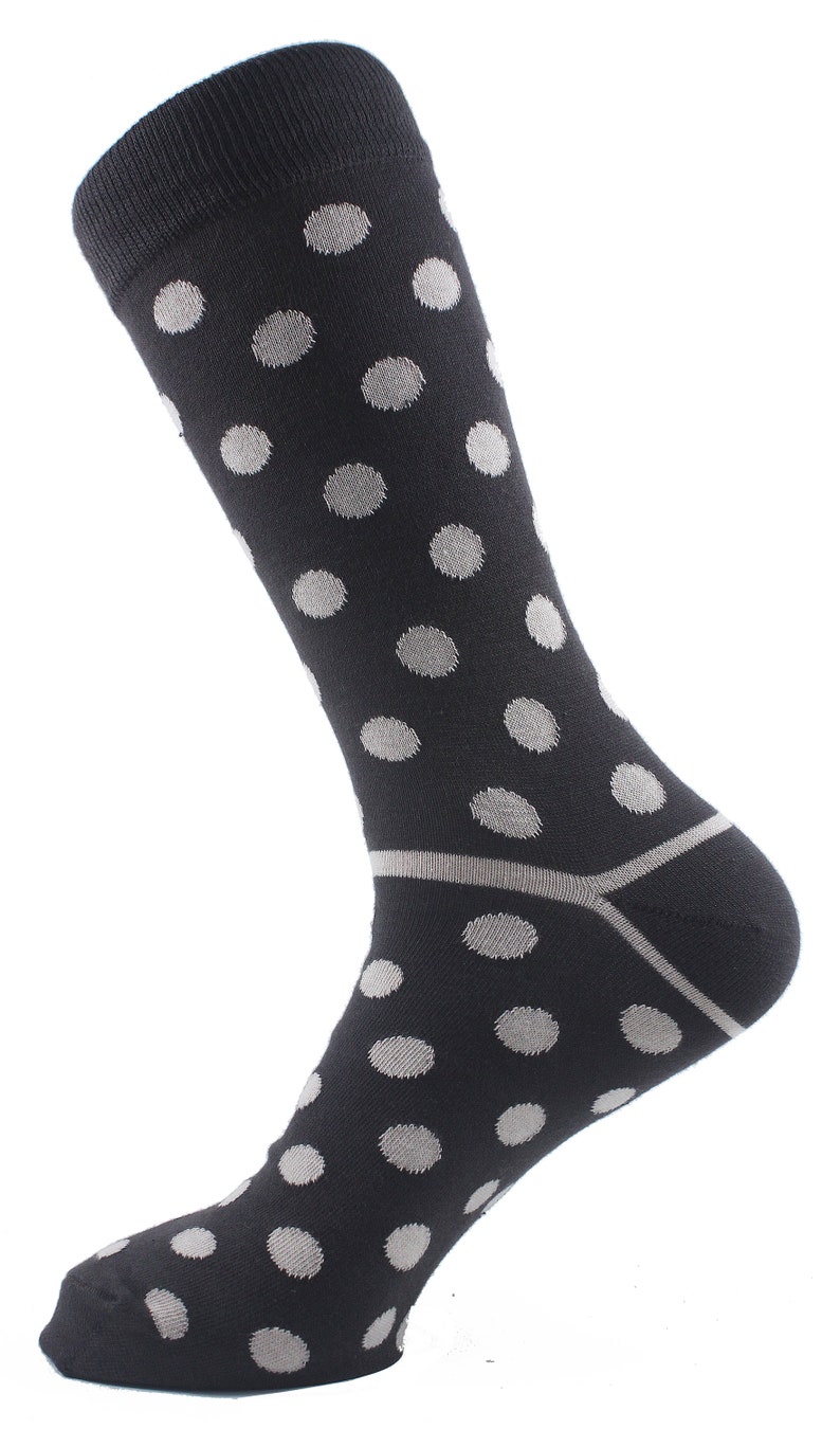 Polka Dots Men's Dress Socks 5 Pack Etsy