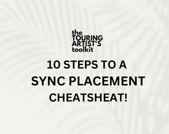 Sync Licensing Roadmap: Music Placement Guide (TipSheet)