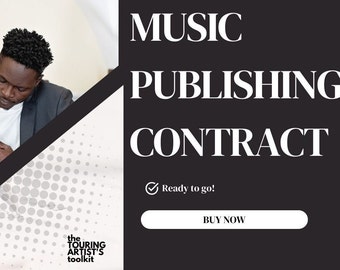 Publishing Contract Music Template Example Legal Download PDF Copyright Music Publishing Guide Music Business Music Industry