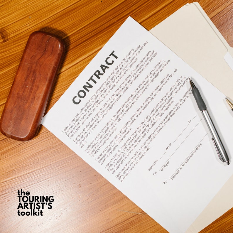 Music Publishing Contract Template Legal Guide (PDF Download) Etsy