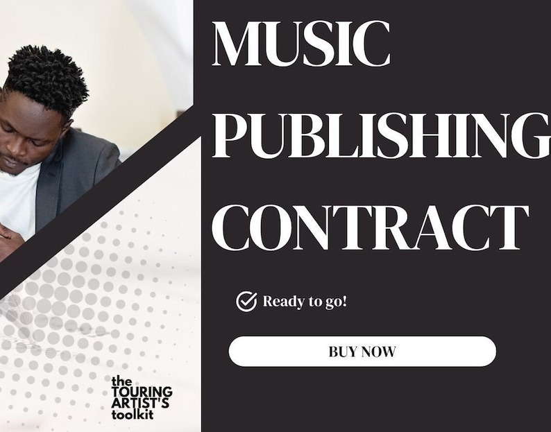 Music Publishing Contract Template Legal Guide (PDF Download) Etsy