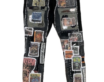 Pantalones con parches personalizados