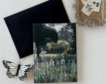 Fine Art Wedding Invitation Vellum Jacket Floral Meadow Vellum Jacket wedding invitation Forest Field Moody Wedding Invite Vellum Wrap