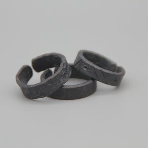 Iron/Steel Flat Band Ring
