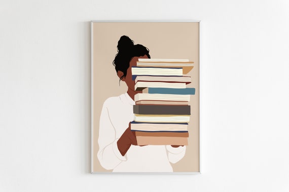 Black Woman Art, Melanin art, Black Art, Printable Art, Boho Wall Art,  Fashion print, Black Girl Art Print, Black Woman Art.