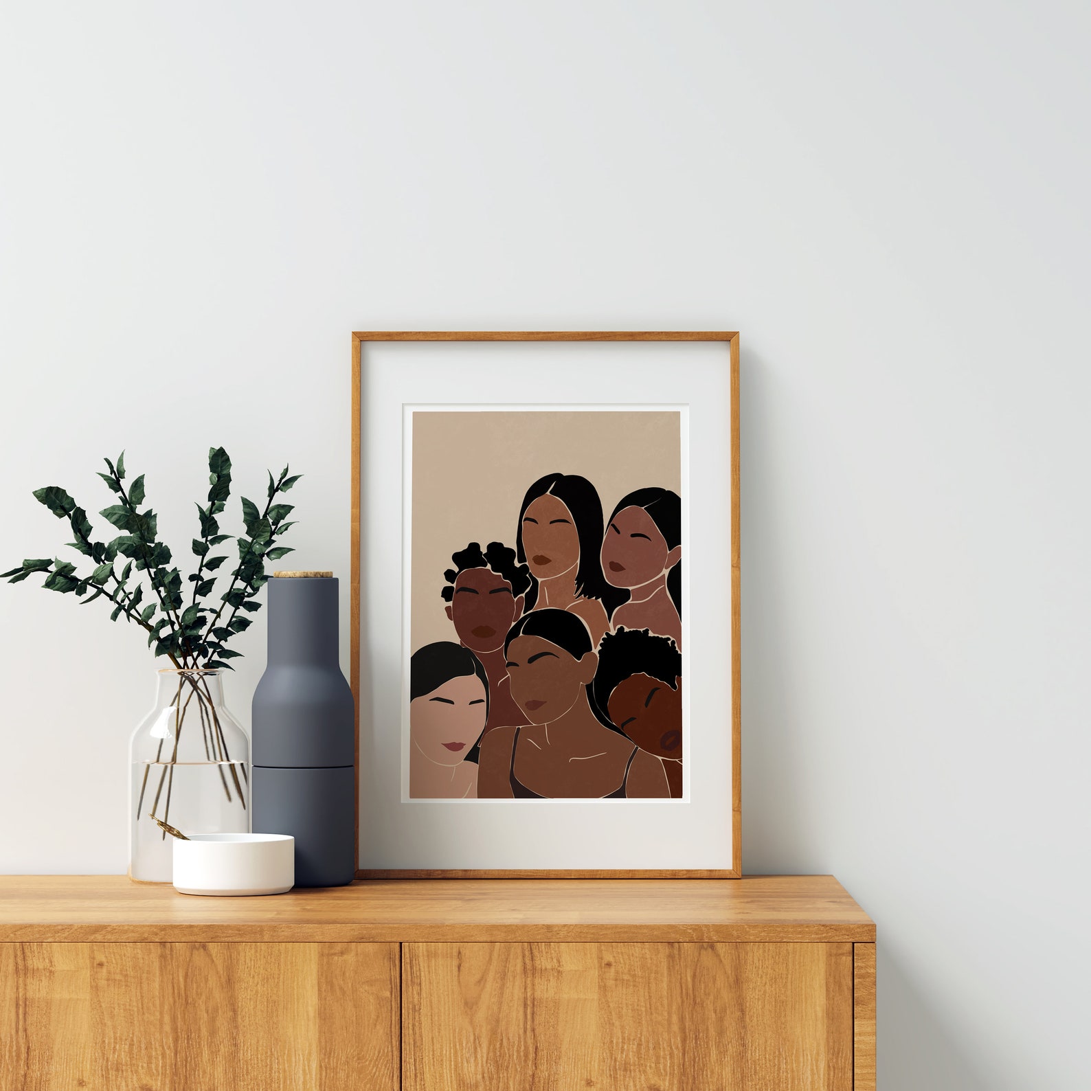 Black Girl Wall Art Woman Art Black Woman Art Girl Power Etsy