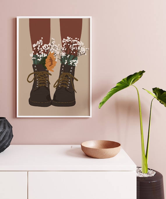 Fashion art, Black art, Black woman art, African American Art, Black Girl Art, Woman Art Decor, Modern Wall Art, Boho Wall Art, Woman poster