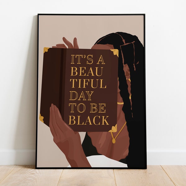Zwarte vrouw kunst, melanine kunst, zwarte kunst, afdrukbare kunst, Boho Wall Art, Fashion print, Black Girl Art Print, Black Woman Art.