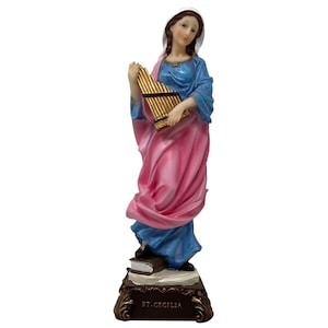 Santa Cecilia 12&quot;  Religious Figure Cecilia De Roma Patrona De  La Musica,New