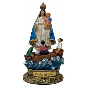 Virgen Caridad Del Cobre 6&quot; Religious Figure  Our Lady Of Charity