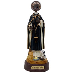 San Martin De Porres 6&quot; Resin Religious Figure Home Decor
