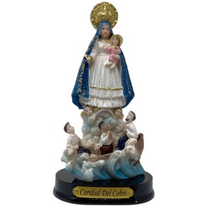 Caridad  Del Cobre 5&quot; Virgen Caridad Del Cobre Our Lady of Charity
