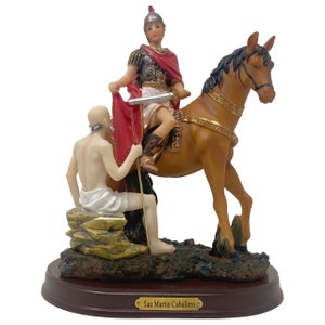San Martin Caballero 8&quot; Saint  Martín de Tours, New