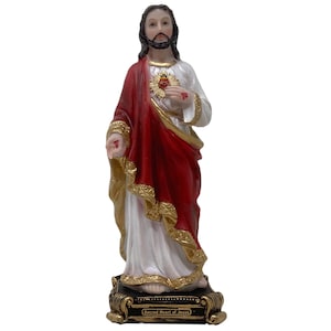 Sacred Heart Of Jesus 8&quot; Religious Figure Sagrado Corazón De Jesus 38541