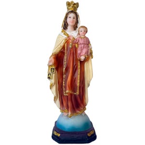 Virgen Del Carmen 8&quot; Resin Figure Our Lady Of Mount Carmel