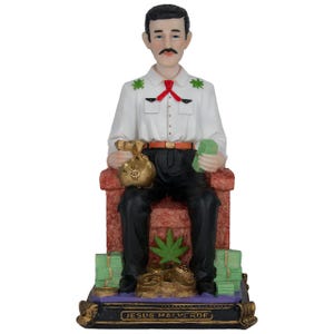 Jesus Malverde 10 Inch  “The Angel of the Poor” Resin Figure