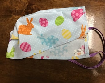 Easter Bunny Scrub Cap