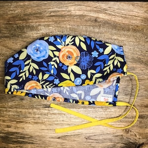 Peonies Scrub Cap