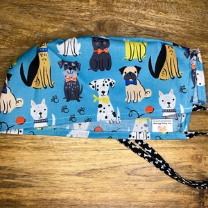 Puppy Dog Scrub Cap