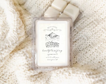 Land Of The Halflings Wax Melts For Warmer, Bookish Wax Melts, Home Fragrance, Floral Wax Melts