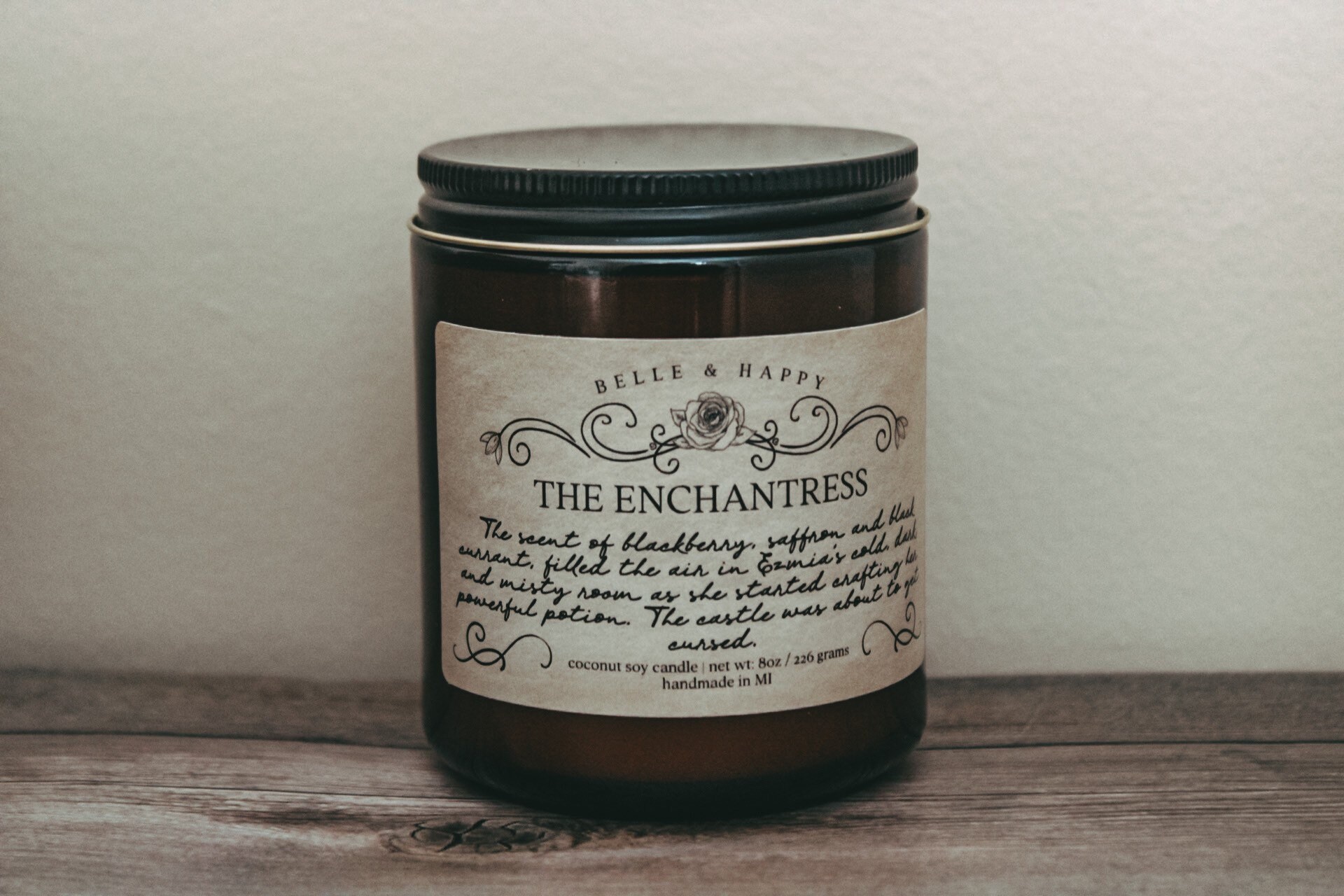 Enchantress Candle Bookish Candles for Book Lovers Witch Etsy