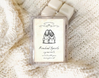 Kindred Spirits Wax Melts For Warmer, Wax Melts Fall, Bookish Wax Melts, Anne Shirley, Book Lover Gifts, Friendship Gifts