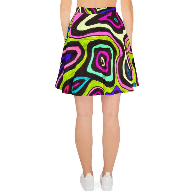 BlackVsColour Skater Skirt