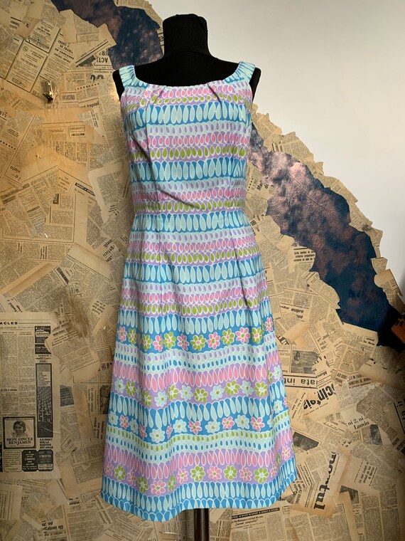60s dress/ vintage Twiggy dress/ Vintage custom ma