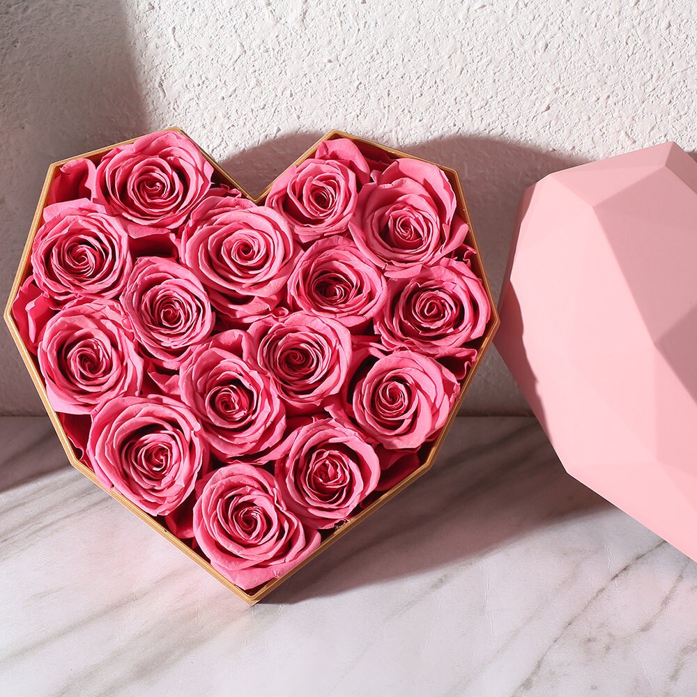 Gift for Her Heartful of Roses Preserved Forever Rose in Etsy