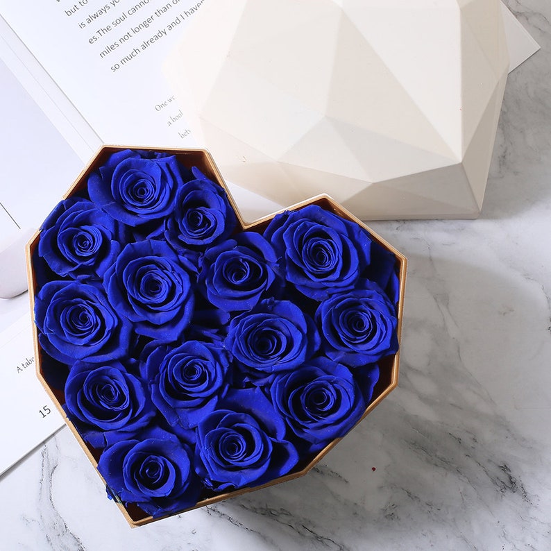 Gift for Her Heartful of Roses Preserved Forever Rose in Etsy