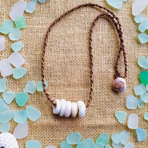 Authentic Hawaiian Handpicked PUKA shell handbraided Necklace