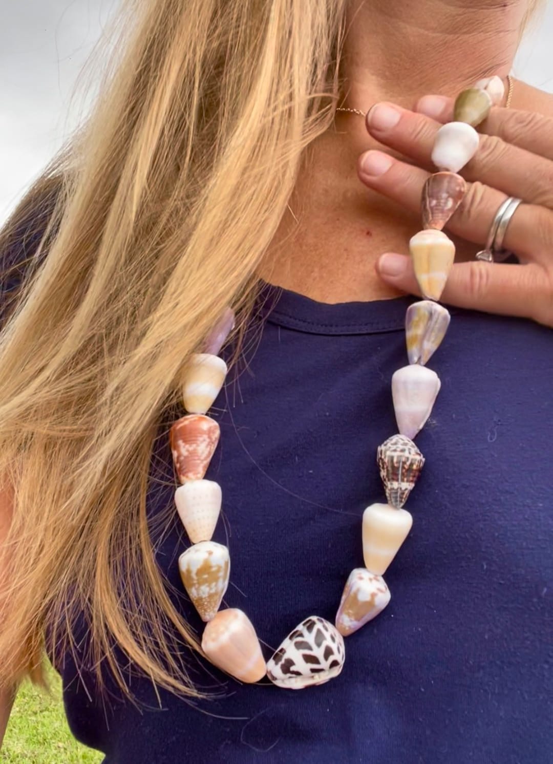 Hawaiian Shell Necklace Oahu Seashell Necklace Cone Shell Necklace ...