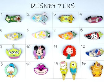 Disney Enamel Pins | Mickey | Minnie | Cats | Ursula | Nemo | Simba | Stitch | Assorted Pins