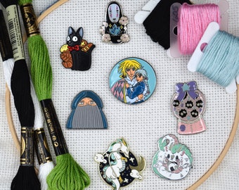 Anime Needle Minder | Howl and Sophie | Spirit | Sprite | River Spirit | Japanese | Gigi | Cross Stitch