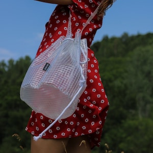 Bolso diario transparente, bolso de cubo moderno, bolso de vacaciones transparente, bolso transparente elegante, bolso cilíndrico bandolera, bolso de hombro de moda